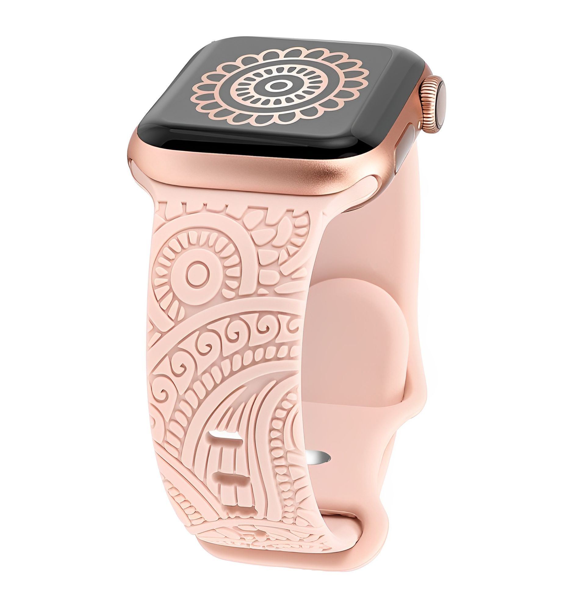Apple Watch Armband Silikon Toyouths Rosa